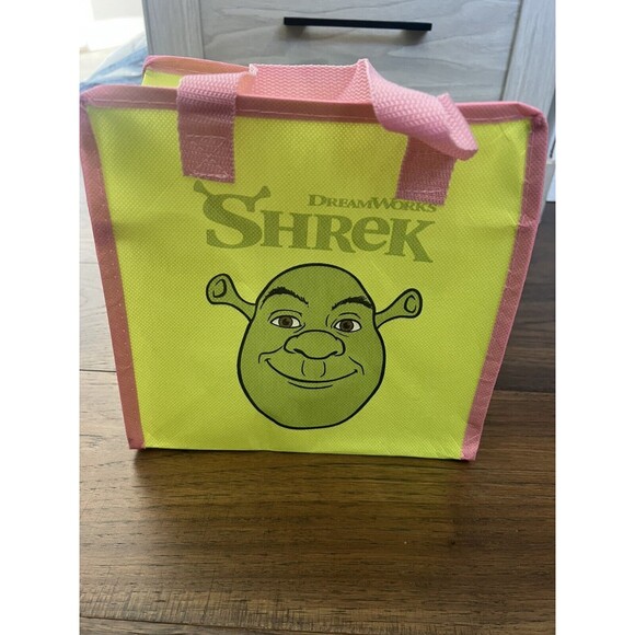 Dreamworks Shrek & Donkey Lunch Bag, Reusable Shopping  Green 9x8.5x6 - Picture 1 of 7